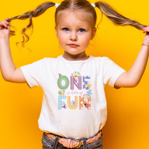 Eins macht viel Spaß, Floral Frühling 1. Baby T-shirt