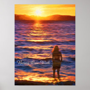 Eins mit Werteplakatpapier (Matte) Poster