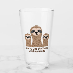 Eins nach dem anderen stehlen die Schläge meiner S Glas
