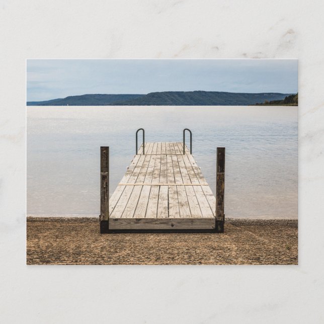 Einsame Anlegestelle am Greer's Ferry Lake in Arka Postkarte (Vorderseite)