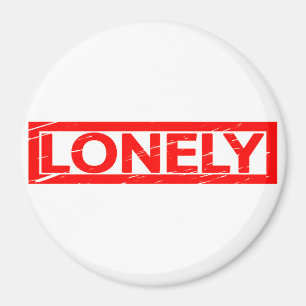 Einsame Briefmarke Magnet