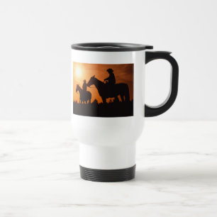 Einsame Cowboy-Tasse Reisebecher