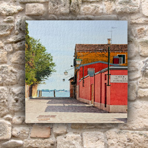 Einsame Gasse in Venedig, Italien
