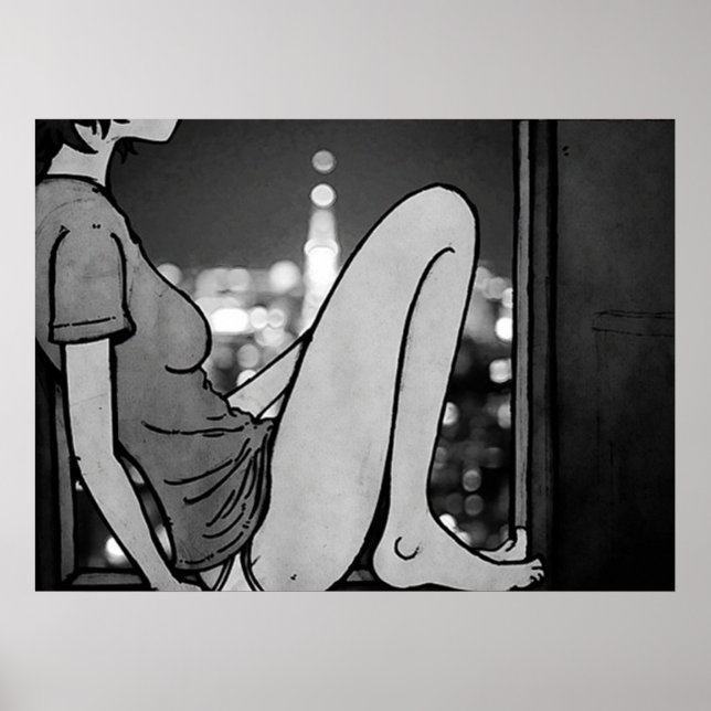 Einsame Gedanken Poster (Vorne)