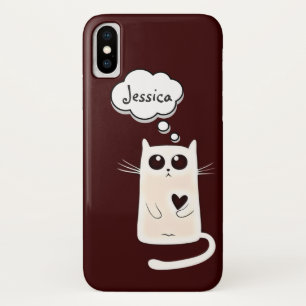 Einsame Herz-Katze Case-Mate iPhone Hülle