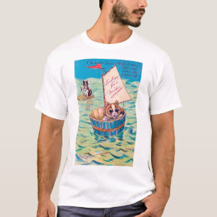 Einsame Katze auf See, Louis Wain T-Shirt