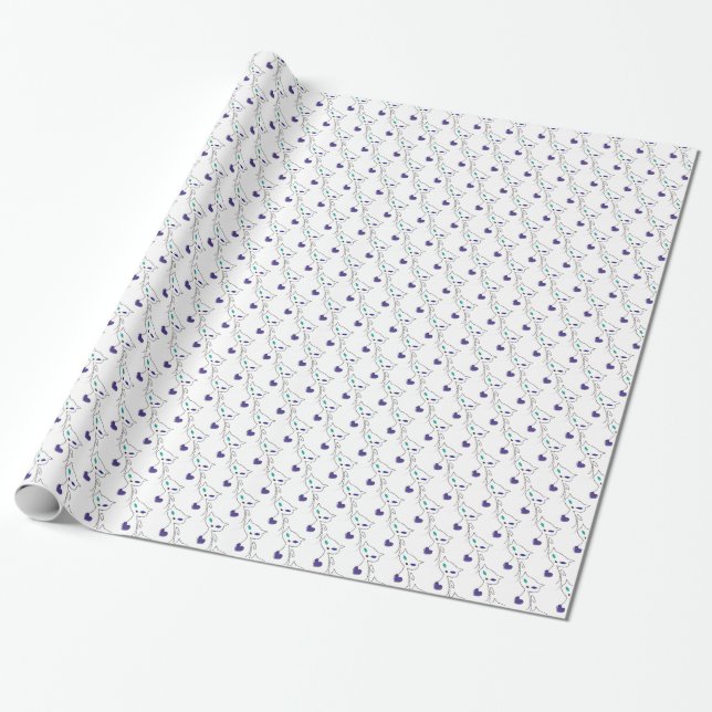 einsame Katze Geschenkpapier (Ungerollt)