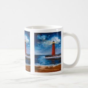 Einsame Leuchtfeuer-Tasse Kaffeetasse