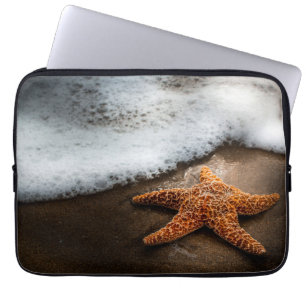 Einsame Starfish auf dem Strand Laptopschutzhülle