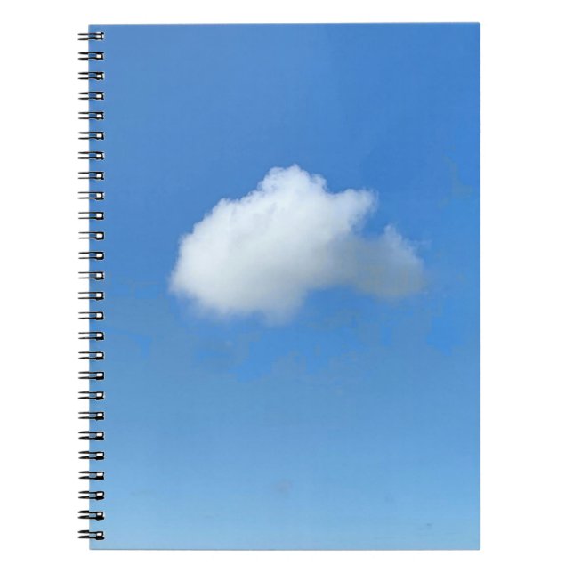 Einsame Wolke  Notizblock (Vorderseite)
