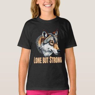 Einsamer aber starker Wolf T-Shirt