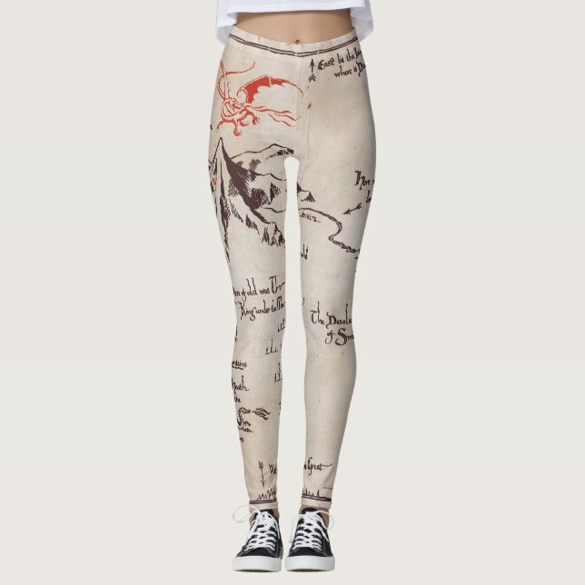 einsamer Berg Leggings (Vorderseite)