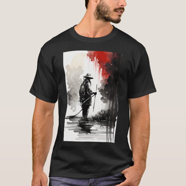 Einsamer Fischer T-Shirt (Vorderseite)