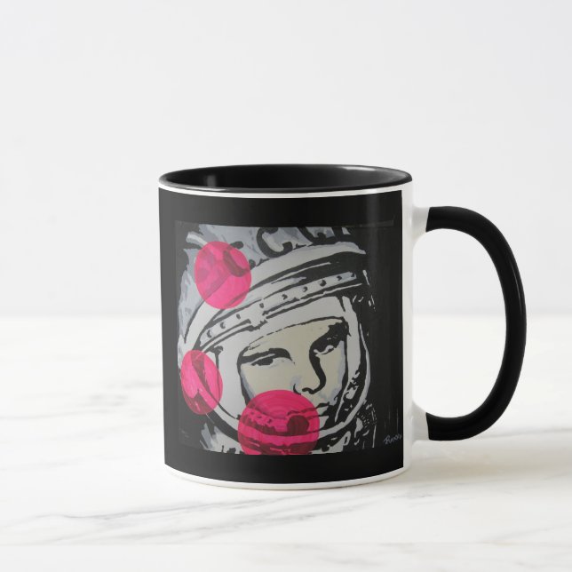 "Einsamer Kosmonaut-" Kollektor-Tasse Tasse (Rechts)