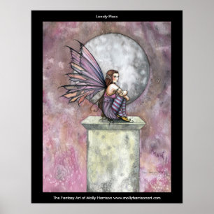 Einsamer-Ort-Feenzauber-Plakat von Molly Harrison Poster