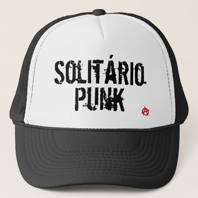 einsamer Punk Truckerkappe (Vorderseite)