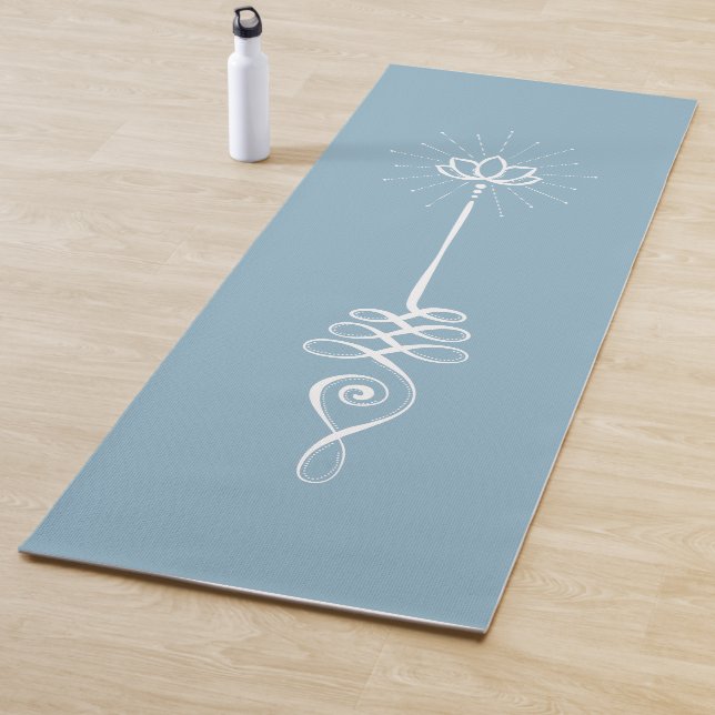 Einsamer Schlichter Hintergrund - Sky + Snow Yoga  Yogamatte (Beispiel)