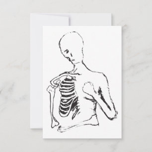 einsamer Skele Einladung