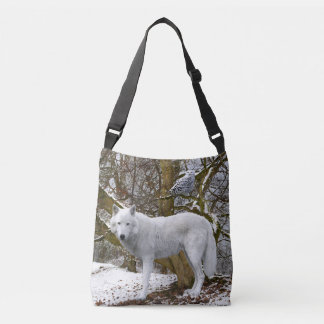 "Einsamer Wolf" Crossbody Tasche