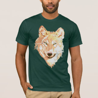 Einsamer Wolf Kunst T-Shirt