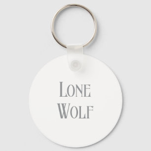 Einsamer Wolf Männlicher Sigma Moderne Minimalist Schlüsselanhänger