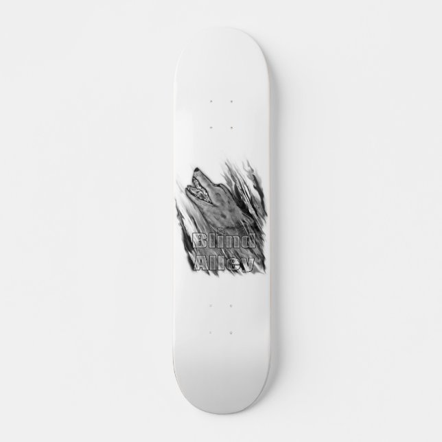 Einsamer Wolf Skateboard (Vorne)