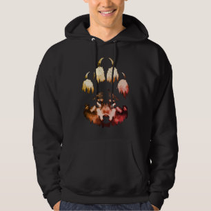 Einsamer Wolf. Wilde Seele Hoodie