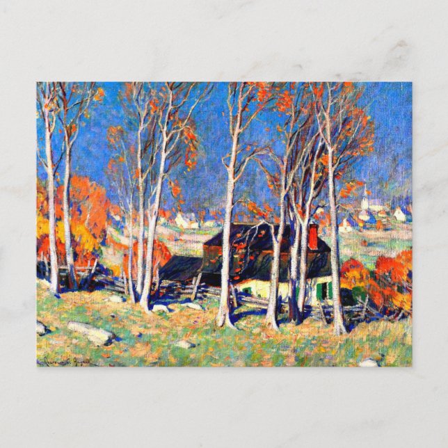 Einsames Dorf am Saint Lawrence, 1922 Postkarte (Vorderseite)