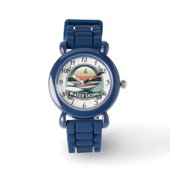 Einsamkeit auf See Armbanduhr (Vorderseite)
