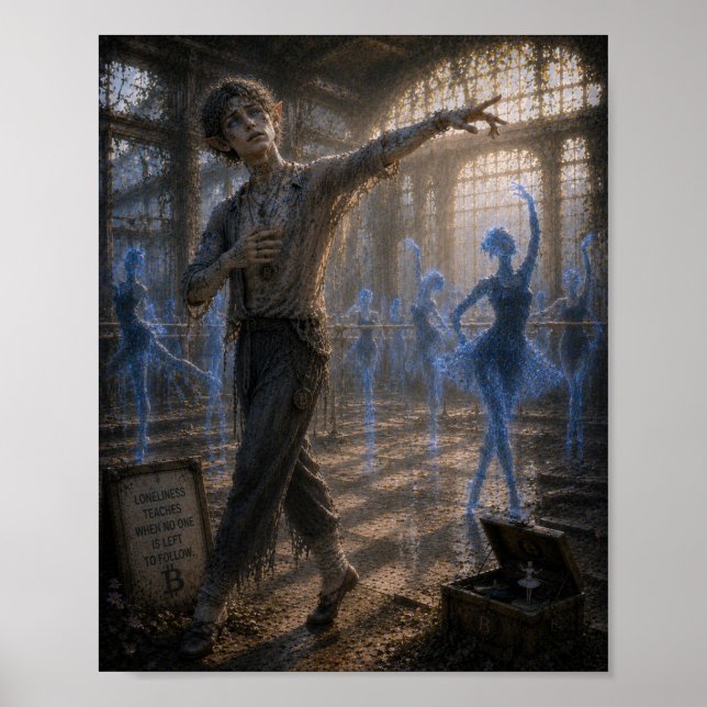 Einsamkeit / Choreograf / Probenraum Poster (Vorne)