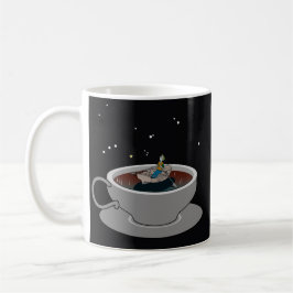 Einsamkeit in einem Teakup Kaffeetasse