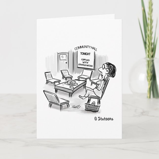 Einsamkeit Karte (Vorderseite)