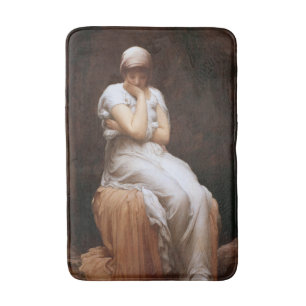Einsamkeit (von Frederic Leighton) Badematte