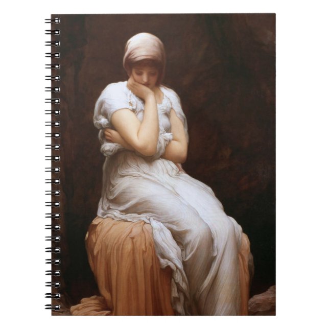 Einsamkeit (von Frederic Leighton) Notizblock (Vorderseite)