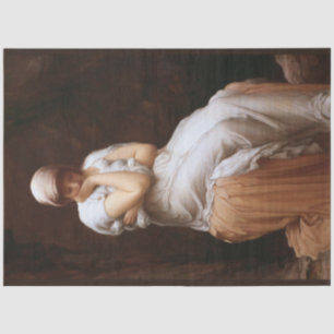 Einsamkeit (von Frederic Leighton) Seidenpapier
