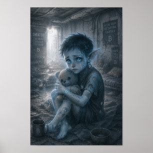 Einsamkeit / Waise / Bunkerplakat Poster