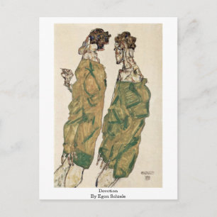Einsatz von Egon Schiele Postkarte