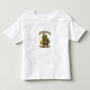 Einschalten kann so erschöpfend sein Roboter Kleinkind T-shirt