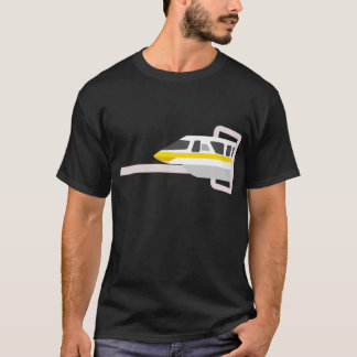 Einschienenbahn-Gelb T-Shirt