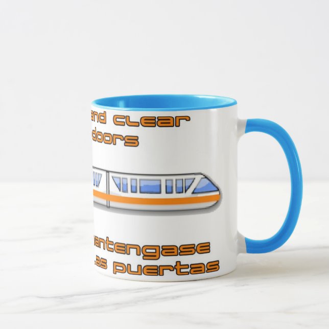Einschienenbahn Tasse (Rechts)