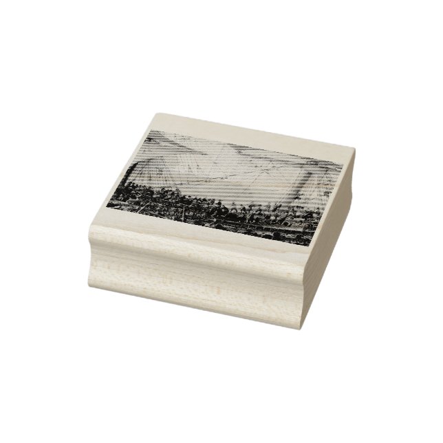 Einschiffung der Elector Palatine Gummistempel (Stempel)