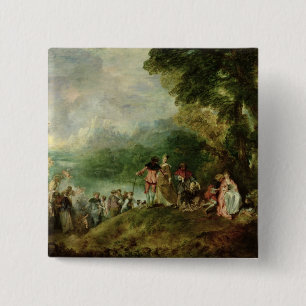 Einschiffung für Cythera, 1717 Button