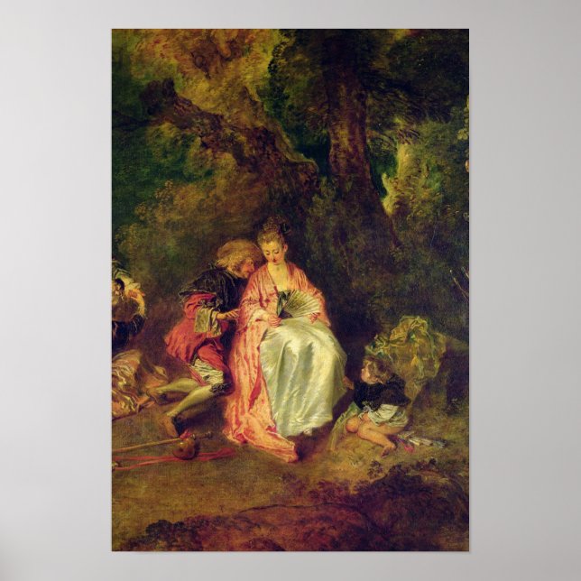 Einschiffung für Cythera, c.1717 Poster (Vorne)