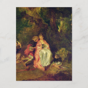 Einschiffung für Cythera, c.1717 Postkarte