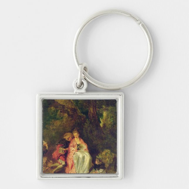 Einschiffung für Cythera, c.1717 Schlüsselanhänger (Vorne)