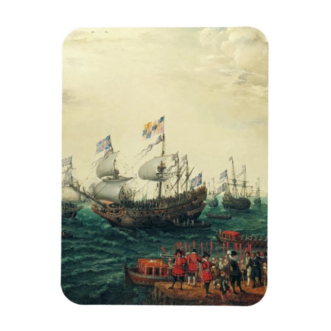 Einschiffung in die Margate der Elector Palatine Magnet (Vertikal)