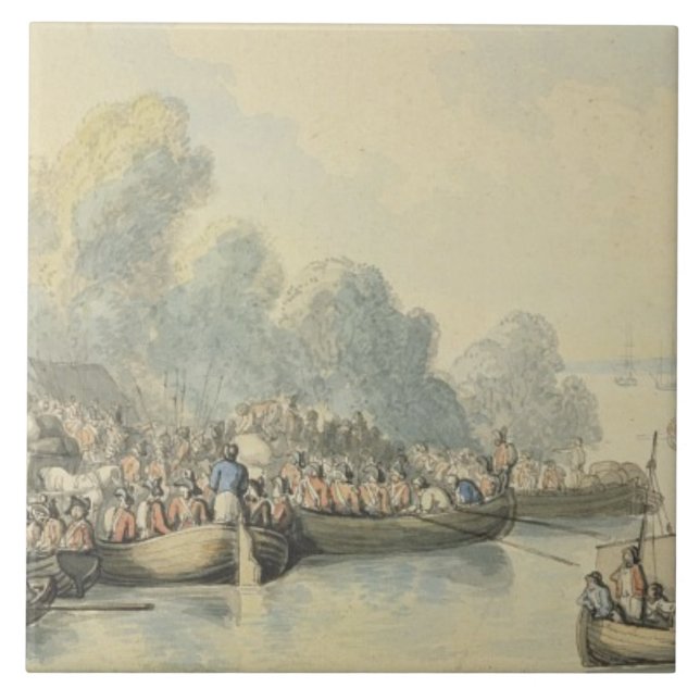 Einschiffung in Southampton am 20. Juni nach Lord Fliese (Vorderseite)