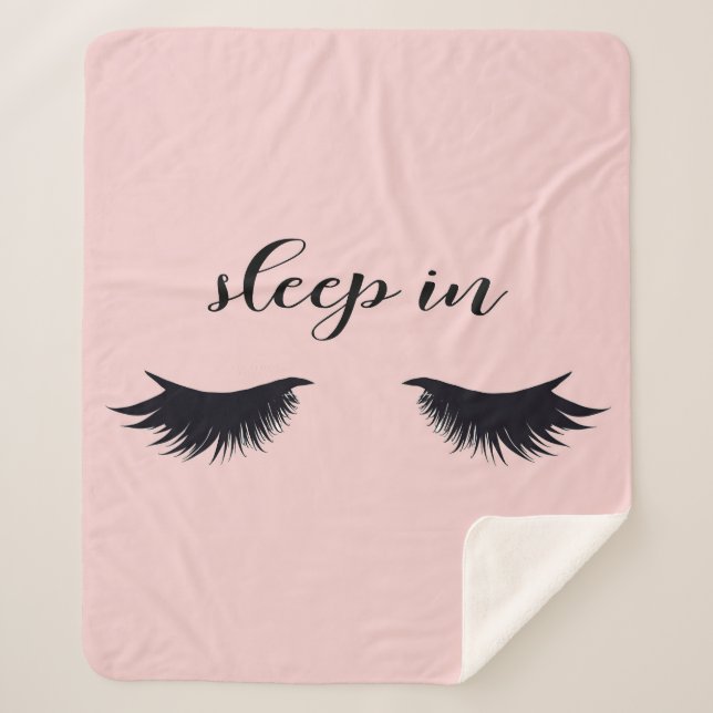 Einschlafen Sherpadecke (Vorderseite)