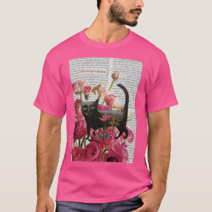Einschlafen zum Träumen der schwarzen Katze - Hot- T-Shirt