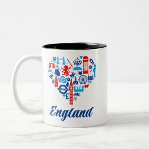 einschließen zweifarbige tasse